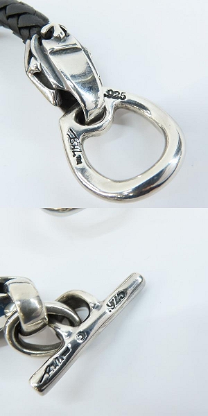 実際に弊社で買取させて頂いたBWL/ビルウォールレザー レザーブレスレット Tバーの画像 6枚目