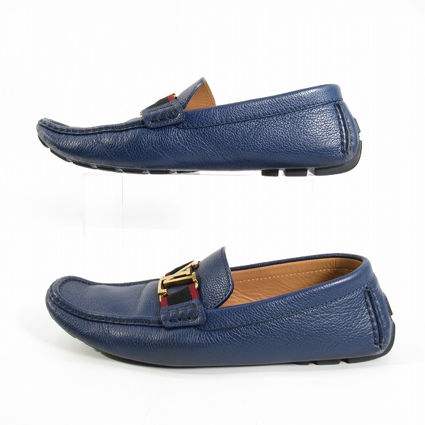 実際に弊社で買取させて頂いたLOUIS VUITTON /ルイヴィトン モンテカルロ・ラインローファー ドライビングシューズ FA0127/9の画像 3枚目