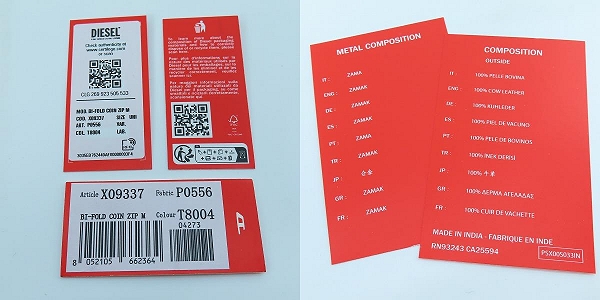 実際に弊社で買取させて頂いたDIESEL/ディーゼル ラウンドファスナー二つ折り財布の画像 8枚目