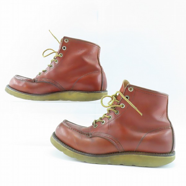 実際に弊社で買取させて頂いたRED WING/レッドウィング 半円犬タグ アイリュッシュセッターブーツ 875 /6.5の画像 3枚目