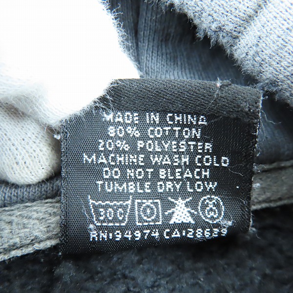 実際に弊社で買取させて頂いたSTUSSY/ステューシー ロゴプリント パーカー グレー /Lの画像 3枚目