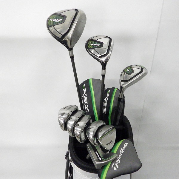 実際に弊社で買取させて頂いた【番手欠品有り】TaylorMade/テーラーメイド RBZ SPEEDLITE メンズゴルフクラブ ９本セット FLEX:S キャディバッグ付き