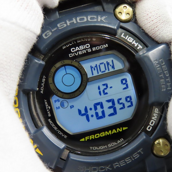 実際に弊社で買取させて頂いたG-SHOCK/Gショック フロッグマン マスターインネイビーブルー/GWF-D1000NV-2JFの画像 5枚目