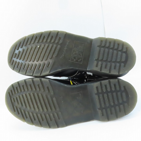 実際に弊社で買取させて頂いたDr.Martens/ドクターマーチン SEX PISTOLS BACKHAND STRAW GRAIN 8ホールブーツ/1460 SXP/UK8の画像 2枚目