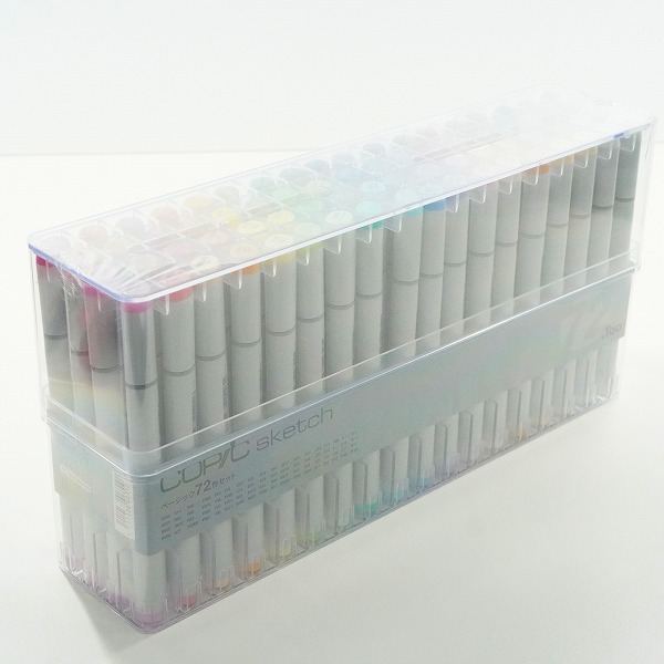 実際に弊社で買取させて頂いた【未開封】COPIC/コピック Sketch コピックスケッチ ベーシック 72色セット アートマーカー