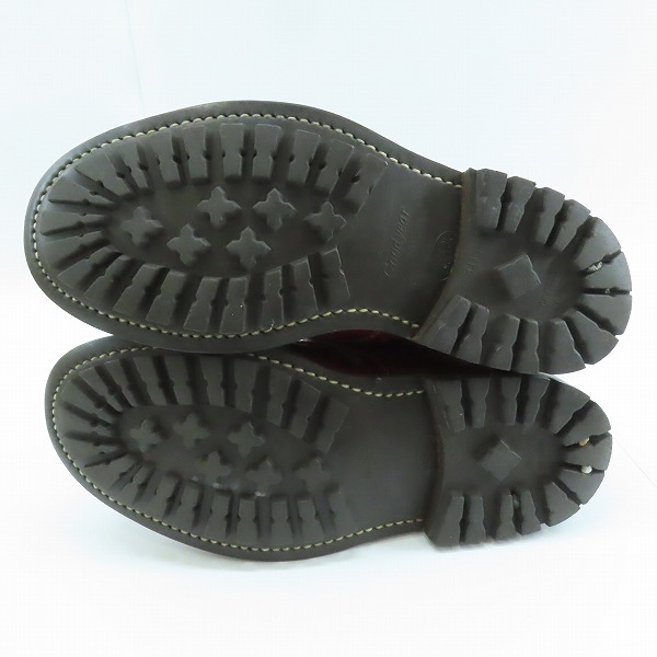 実際に弊社で買取させて頂いたTricker's/トリッカーズ MOLTON/モールトン カントリーブーツ ウイングチップ M2508/7.5の画像 2枚目
