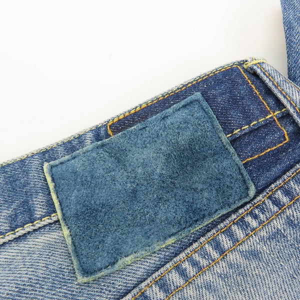 実際に弊社で買取させて頂いたvisvim/ビズビム SOCIAL SCULPTURE 10 DAMAGED-14/10D14 リペア加工 W34 L28の画像 2枚目