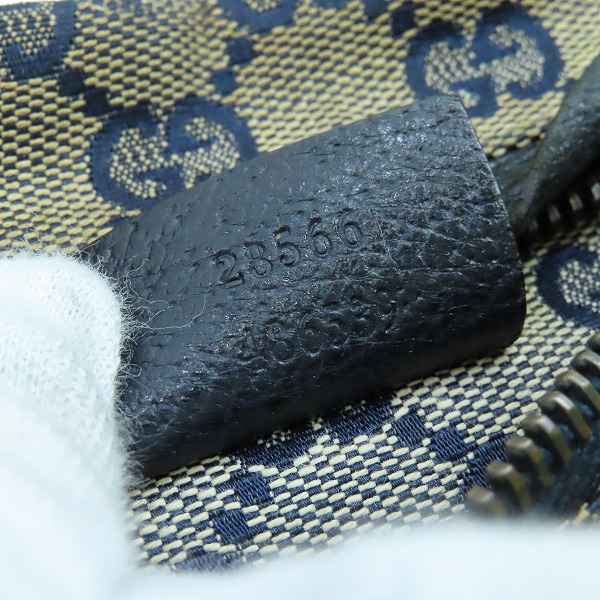 実際に弊社で買取させて頂いたGUCCI/グッチ シェリーライン GGキャンバス ウエストバッグ ボディーバッグの画像 6枚目