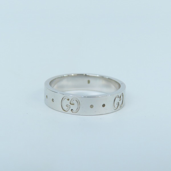 実際に弊社で買取させて頂いたGUCCI/グッチ アイコンリング  GGリング 8.5号 の画像 2枚目