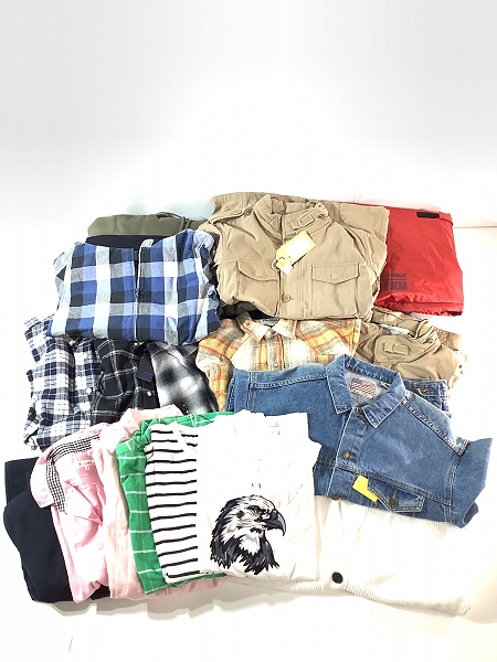 実際に弊社で買取させて頂いた【おまとめ】アルマーニ/トゥモローランド/シップス 他 Ｔシャツ/長袖シャツ/カーディガン 等