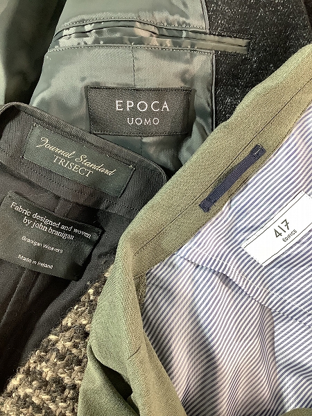 実際に弊社で買取させて頂いた【おまとめ】エディフィス/エポカ ウォモ/ジャーナルスタンダード 他 ジャケット/ベスト/パンツ 等の画像 1枚目