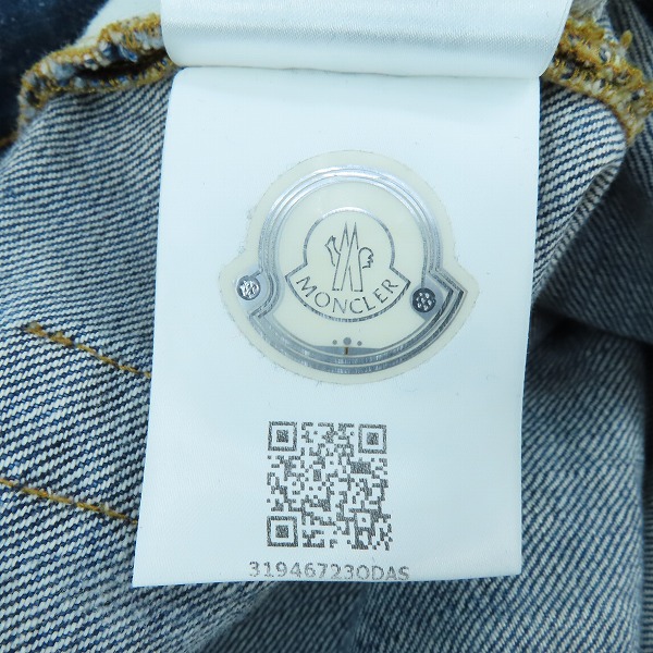 実際に弊社で買取させて頂いた【JPタグ】MONCLER GENIUS×fragment design/モンクレール×フラグメントデザイン PANTALONE デニムパンツ D209U1200130 46の画像 5枚目