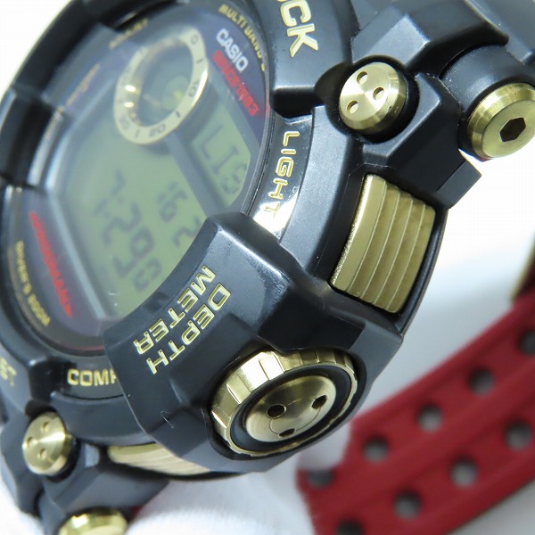 実際に弊社で買取させて頂いたG-SHOCK/Gショック FROGMAN/フロッグマン 35th Anniversary ゴールドトルネード GWF-D1035B-1JRの画像 5枚目