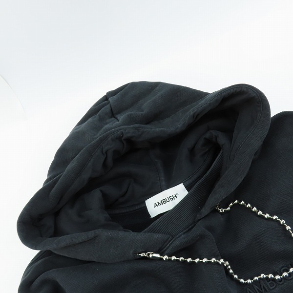 実際に弊社で買取させて頂いたAMBUSH/アンブッシュ BALLCHAIN HOODIE/ボールチェーンフーディ/スウェットパーカー/BMBB027F23FLE001/Lの画像 5枚目
