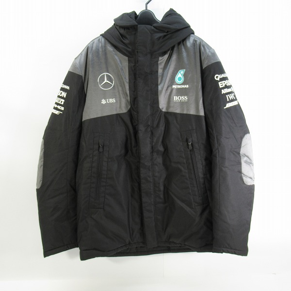 実際に弊社で買取させて頂いたHUGO BOSS×Mercedes-Benz/ヒューゴボス×メルセデスベンツ AMG PETRONAS 中綿 ジャケット XL