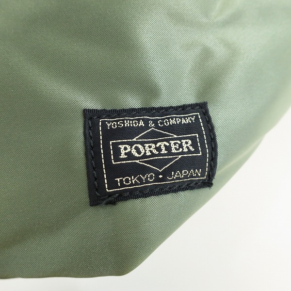 実際に弊社で買取させて頂いたPORTER/ポーター TANKER タンカー WAIST BAG ウエストバッグ カーキの画像 4枚目