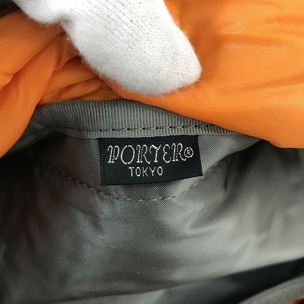 実際に弊社で買取させて頂いた【未使用】PORTER/ポーター TANKER タンカー WAIST BAG(L) ウエストバッグ シルバーグレー/622-06628の画像 6枚目