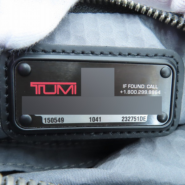 実際に弊社で買取させて頂いたTUMI/トゥミ コンパクト リュックサック/ショルダーバッグ 232751DEの画像 5枚目