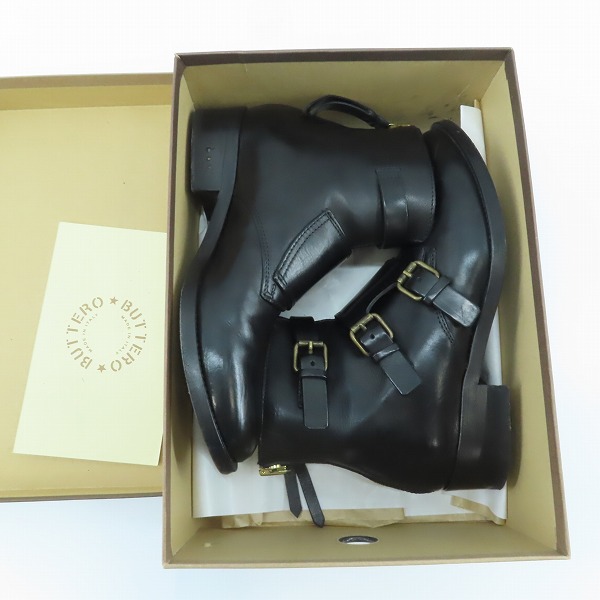 実際に弊社で買取させて頂いたBUTTERO/ブッテロ 3ベルト/モンクストラップ ブーツ/36の画像 8枚目