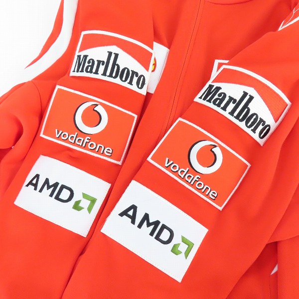 実際に弊社で買取させて頂いたPUMA/プーマ FERARRI/フェラーリー Marlboro トラックジャケット /Lの画像 7枚目