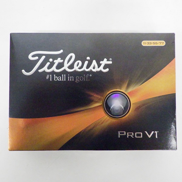 実際に弊社で買取させて頂いた【未使用】Titleist/タイトリスト PRO V1 ゴルフボール ホワイト 1ダースの画像 2枚目