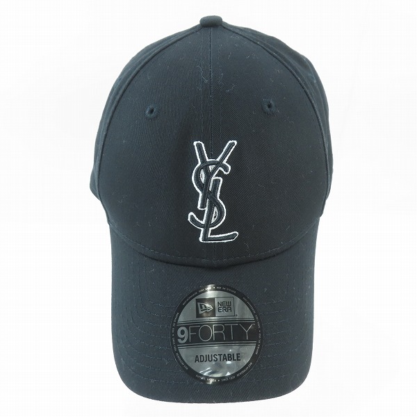 実際に弊社で買取させて頂いたSAINT LAURENT×NEW ERA/サンローラン×ニューエラ YSL MONOGRAM CAP ロゴキャップ 687687YCL361000/ONE SIZE FITS MOSTの画像 1枚目