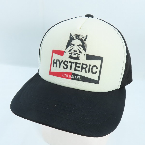 実際に弊社で買取させて頂いたHYSTERIC GLAMOUR/ヒステリックグラマー  UNLIMITED/アンリミテッド メッシュキャップ  02211QH01