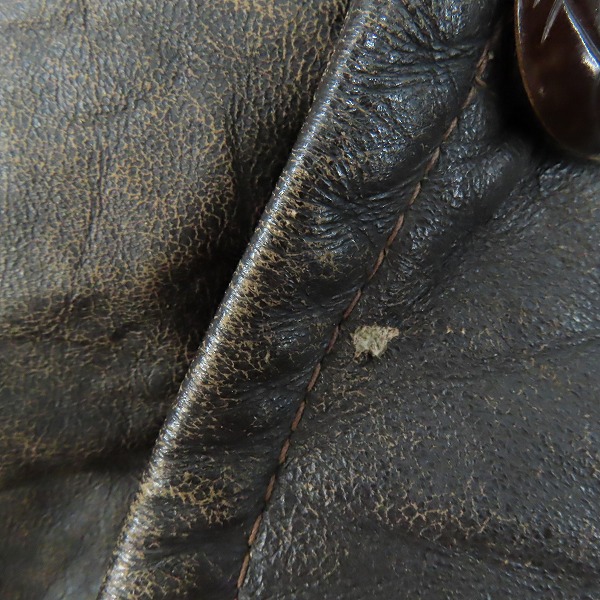 実際に弊社で買取させて頂いたEuro Vintage/ユーロヴィンテージ Napredak Tešanj社製 レザー ジャケット /50ベルト付の画像 7枚目