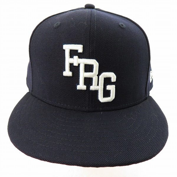 実際に弊社で買取させて頂いたFRAGMENT DESIGN×NEW ERA/フラグメントデザイン×ニューエラ 59FIFTY FRG ロゴ刺繍 キャップの画像 1枚目