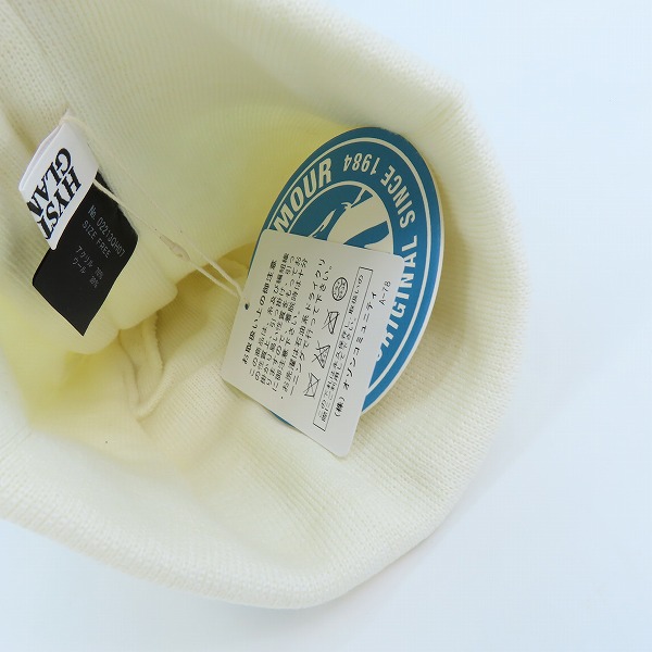 実際に弊社で買取させて頂いた【未使用】HYSTERIC GLAMOUR/ヒステリックグラマー ニット 帽子 HYS/FREEの画像 2枚目