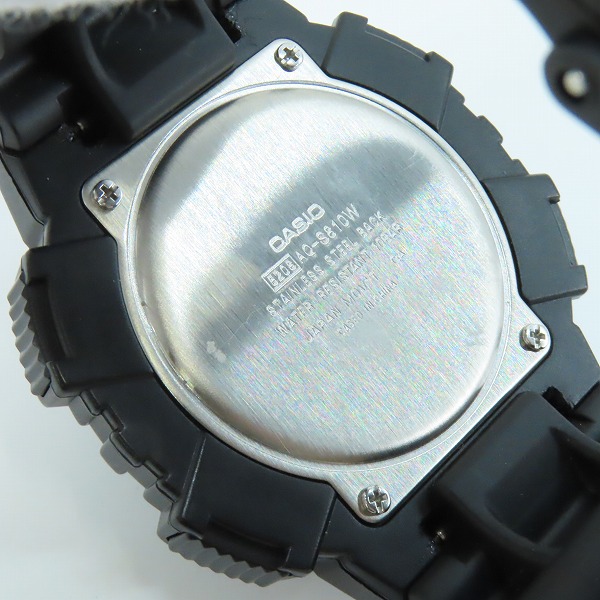 実際に弊社で買取させて頂いたCASIO Collection/カシオコレクション タフソーラー デジアナ 腕時計 AQ-S810W-1A2JHの画像 3枚目