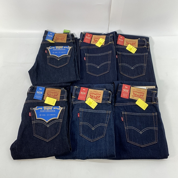 実際に弊社で買取させて頂いた【おまとめ/未使用】LEVIS/リーバイス 505/502 デニムパンツ