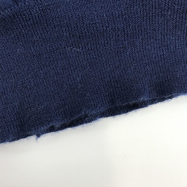 実際に弊社で買取させて頂いたPRADA /プラダ カシミヤ セーター ブルー/54の画像 5枚目