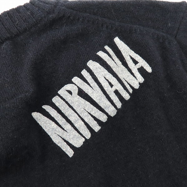 実際に弊社で買取させて頂いたHYSTERIC GLAMOUR/ヒステリックグラマー KURT COBAIN/カートコバーン ウール/カシミヤ セーター 0293NS11 /Lの画像 5枚目
