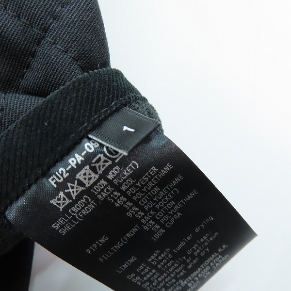 実際に弊社で買取させて頂いたFUMITO GANRYU/フミトガンリュウ キルティング切替 イージーパンツ FU2-PA-09 1の画像 3枚目