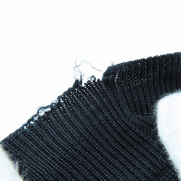 実際に弊社で買取させて頂いたPRADA/プラダ バージンウール ニットジャケット/46の画像 8枚目