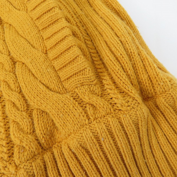 実際に弊社で買取させて頂いたBURBERRY LONDON BLUE LABEL/バーバリーロンドン ブルーレーベル 二ット ケーブル編みカーディガン/E1N33-270-60/38の画像 6枚目