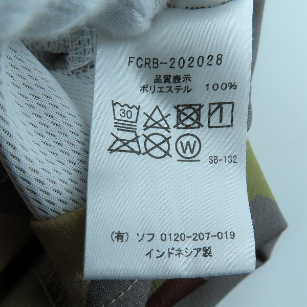 実際に弊社で買取させて頂いたF.C.Real Bristol/FCRB/エフシーレアルブリストル 20AW CAMOUFLAGE PRACTICE L/S TOP FCRB-202028 Lの画像 3枚目