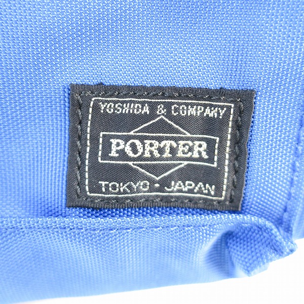実際に弊社で買取させて頂いたHEAD PORTER/ヘッドポーター WAIST BAG ウエストバッグ 鞄 ブルーの画像 4枚目