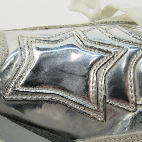 実際に弊社で買取させて頂いたATLANTIC STARS/アトランティックスターズ スニーカー グレー×シルバー/43の画像 7枚目