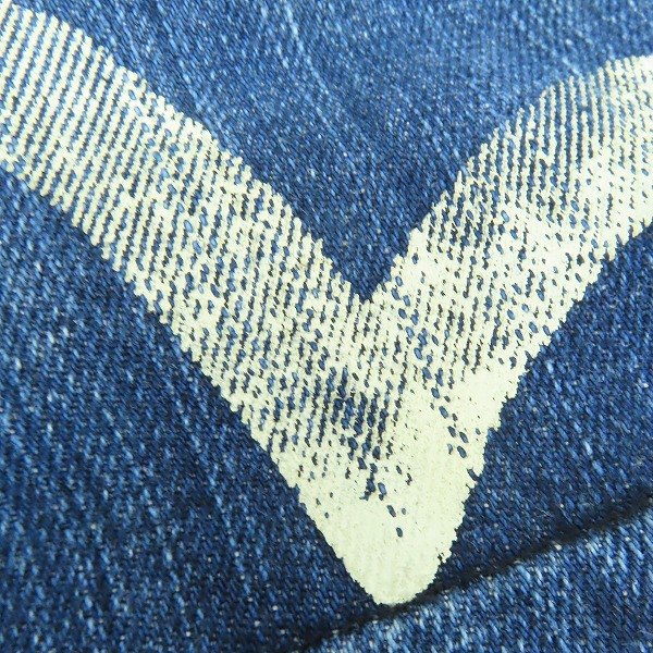 実際に弊社で買取させて頂いたEVISU/エヴィス カモメプリント デニムパンツ 33×35の画像 8枚目