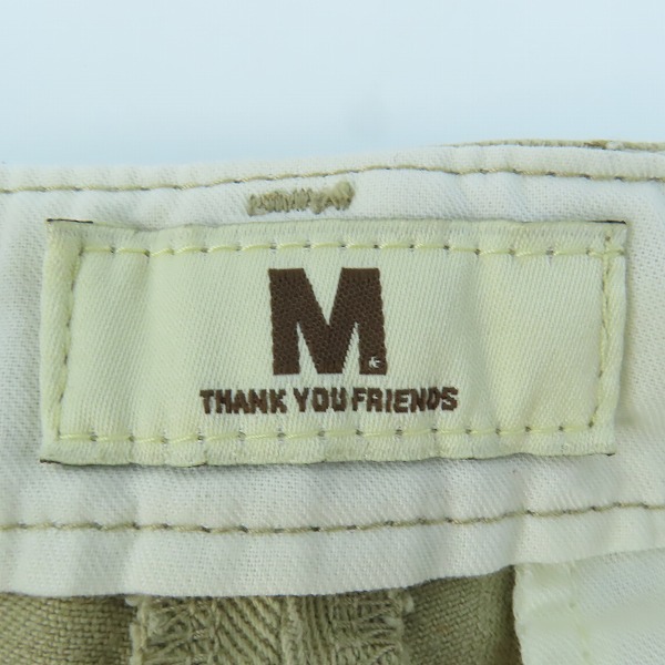 実際に弊社で買取させて頂いたM/エム スター刺繍チノパンツ Sの画像 2枚目