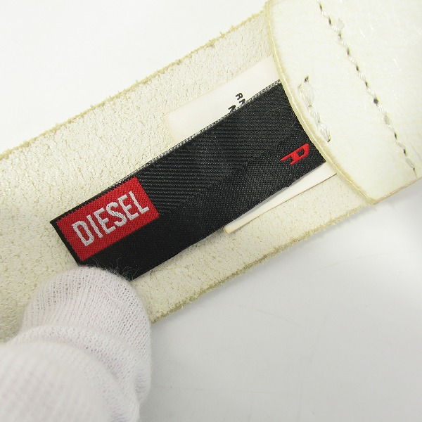 実際に弊社で買取させて頂いたDIESEL/ディーゼル SUPERSTAR バックル レザーベルト 90/36の画像 3枚目