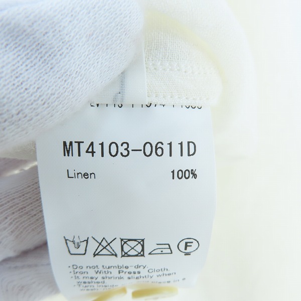 実際に弊社で買取させて頂いたMAATEE＆SONS/マーティーアンドサンズ Pull Over Shirts バンドカラーシャツ MT4103 0611D/2の画像 4枚目