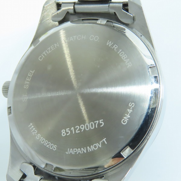 実際に弊社で買取させて頂いたCITIZEN/シチズン クォーツ腕時計 1112-S109205/BI-1030-53Aの画像 4枚目