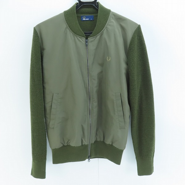 実際に弊社で買取させて頂いたFRED PERRY/フレッドペリー 切り替えジャケット/ジップアップブルゾン/M