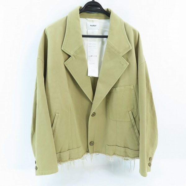 実際に弊社で買取させて頂いたdoublet/ダブレット 21SS SILK CHINO CUT-OFF JACKET/カットオフジャケット 21SS10JK39/L