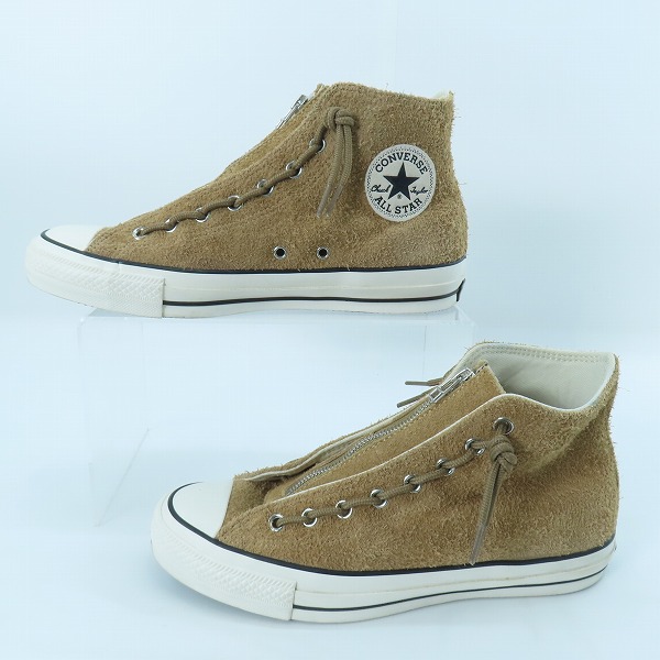 実際に弊社で買取させて頂いたCONVERSE/コンバース SUEDE ALL STAR 100 CENTERZIP HI スエード オールスター 1CL744 26.5の画像 3枚目