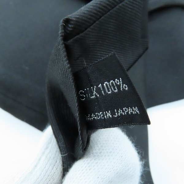 実際に弊社で買取させて頂いた【未使用】Yohji Yamamoto/ヨウジヤマモト CUSTUME D'HOMME シルク ネクタイの画像 4枚目