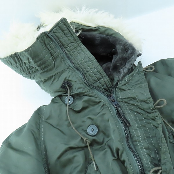 実際に弊社で買取させて頂いたALPHA INDUSTRIES/アルファ インダストリーズ N-2B ミリタリー フライトジャケット MIL-J-6278F/Mの画像 2枚目